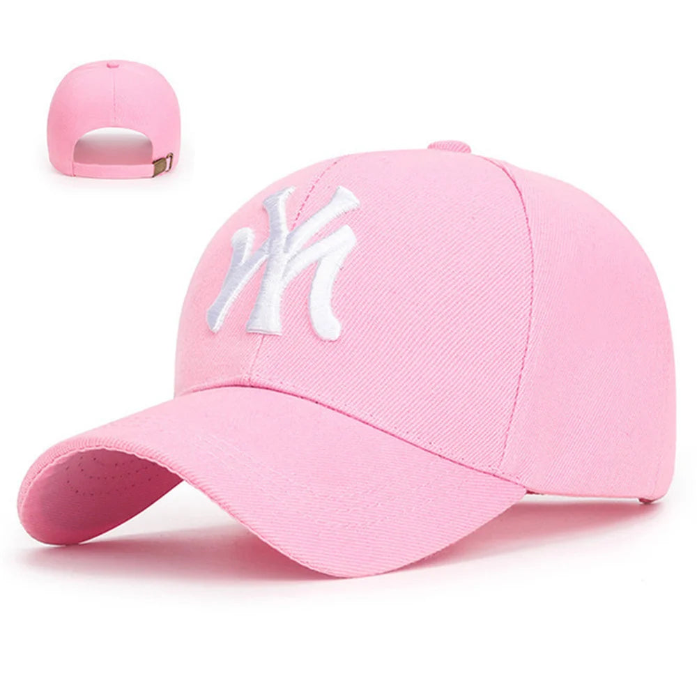 Unisex Letter Embroidery Baseball Cap – Cotton Snapback Trucker Visor Sun Hat