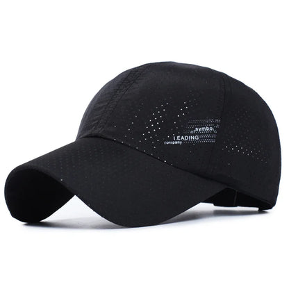 Men’s Quick Dry Breathable Mesh Baseball Cap for Outdoor Sports Hiking Fishing Golf Adjustable Hat