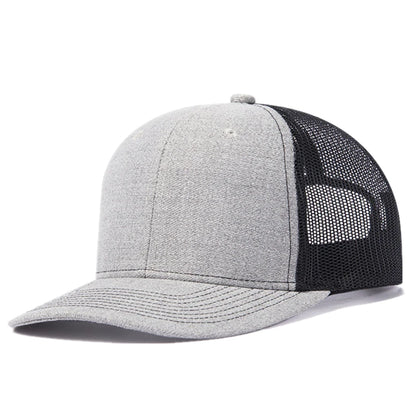 Hot Sale Unisex Cap Slight Curved Brim Style Trucker Hat  Men & Women Casual Outdoor Breathable Summer Cap