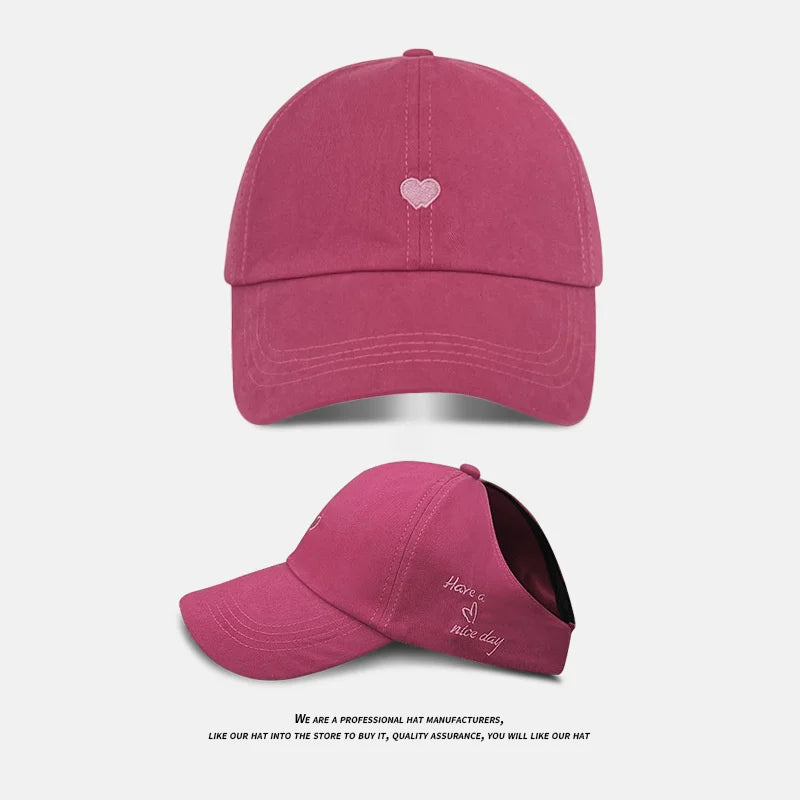 Women’s Criss Cross Ponytail Baseball Cap – Messy Bun Snapback Breathable Trucker Outdoor Sports Adjustable Hat