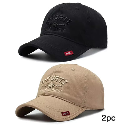Unisex Korean Style Baseball Cap Embroidered Casual Outdoor Sun Hat