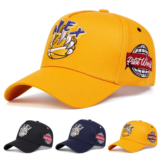 Unisex Bear Claw Basketball APEX Embroidery Baseball Caps Spring Autumn Outdoor Sunscreen Hat Adjustable Casual Trucker Hats