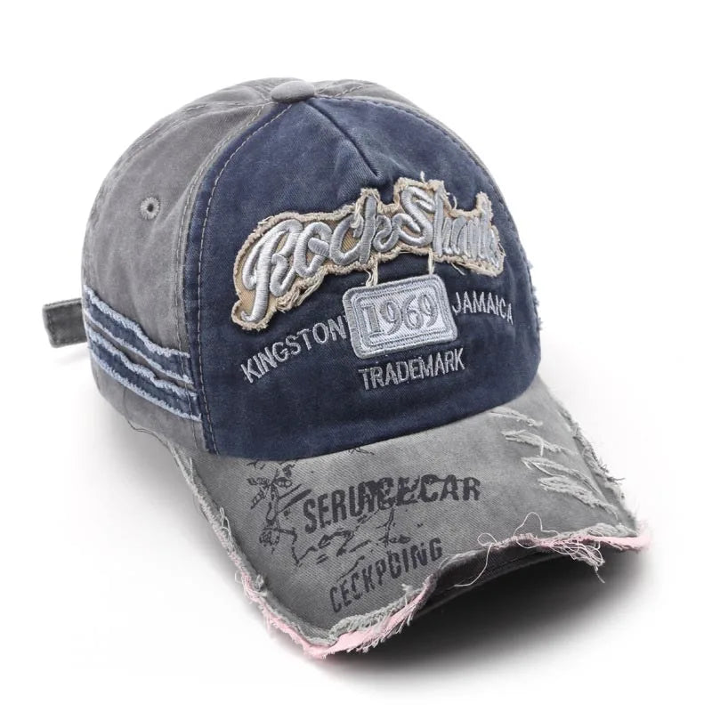 Washed Denim 1969 Embroidery Baseball Caps For Women Men High Quality Sports Hats Summer Hat Vintage Visors Snapback Hip Hop Cap