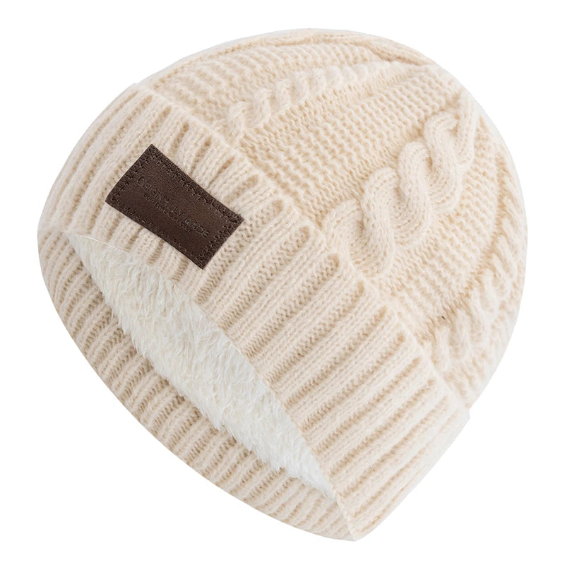 New Couple Beanie Fashion Winter Hats For Men Women Keep Warm Chic Hats Outdoor Knit Cap