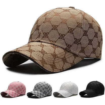 Unisex Three-Line Stitched Distressed Baseball Cap Four Seasons Casual Sun Protection Hat