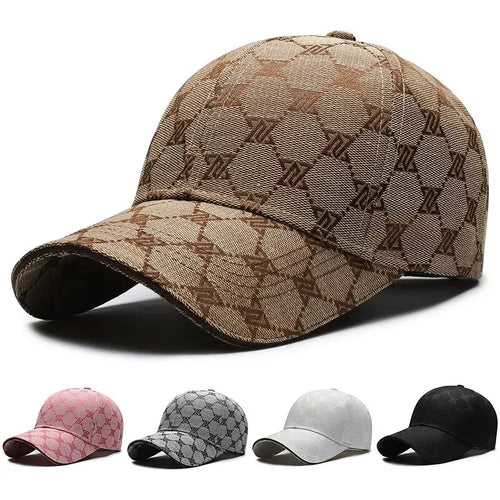 Unisex Three-Line Stitched Distressed Baseball Cap Four Seasons Casual Sun Protection Hat