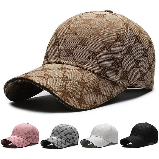 Unisex Three-Line Stitched Distressed Baseball Cap Four Seasons Casual Sun Protection Hat