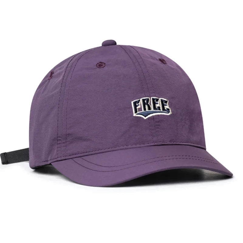 A Men'S Short-Brim Cap, New Summer Style, Breathable And Quick-Drying Baseball Hat, Lightweight Soft-Top Duckbill Cap for Women