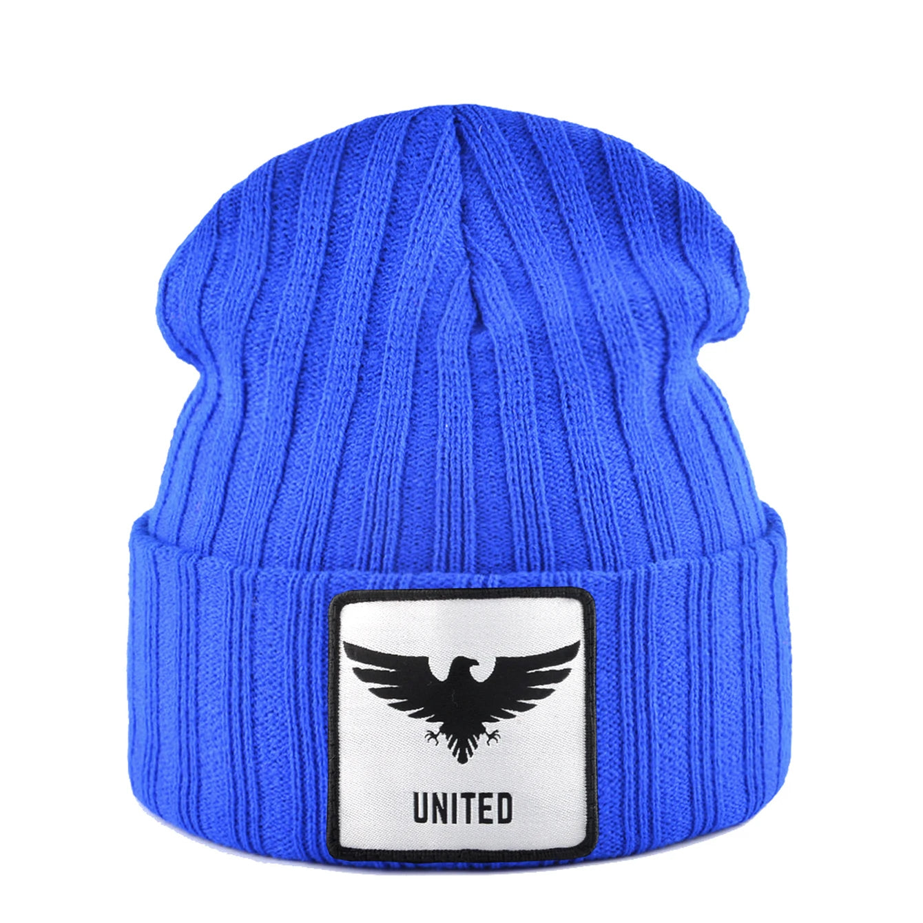 Knitted Skullies Beanie With Animals Patch Men Women Outdoor Casual Sport Hats Autumn Winter Solid Color Hip Hop Beanies