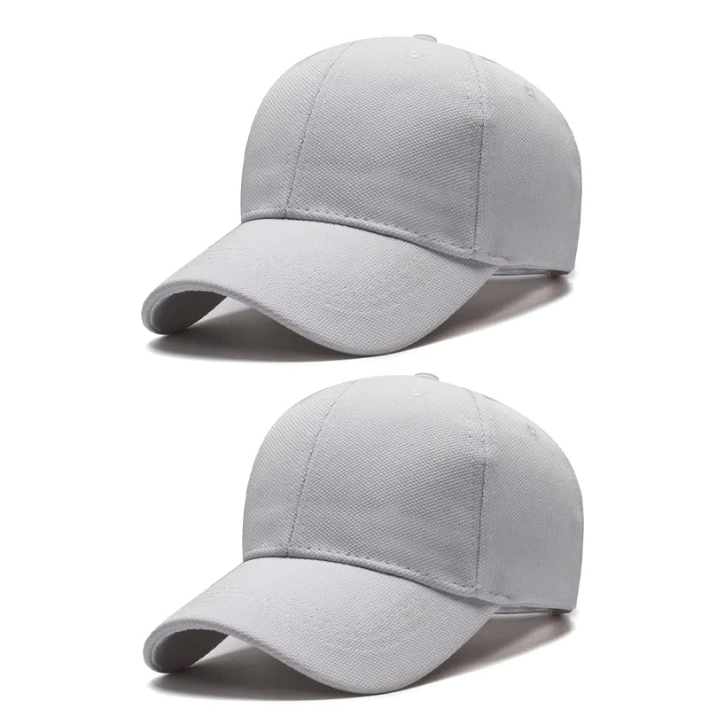Unisex Minimalist Baseball Cap Large Size Breathable Casual Visor Hat