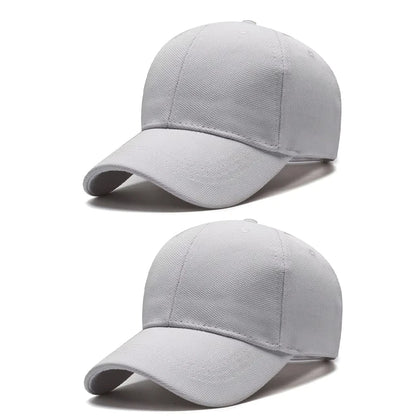 Unisex Minimalist Baseball Cap Large Size Breathable Casual Visor Hat