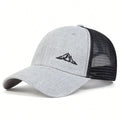 Unisex Mountain Range Embroidery Baseball Net Caps Spring and Summer Outdoor Adjustable Casual Hats Sunscreen Hat