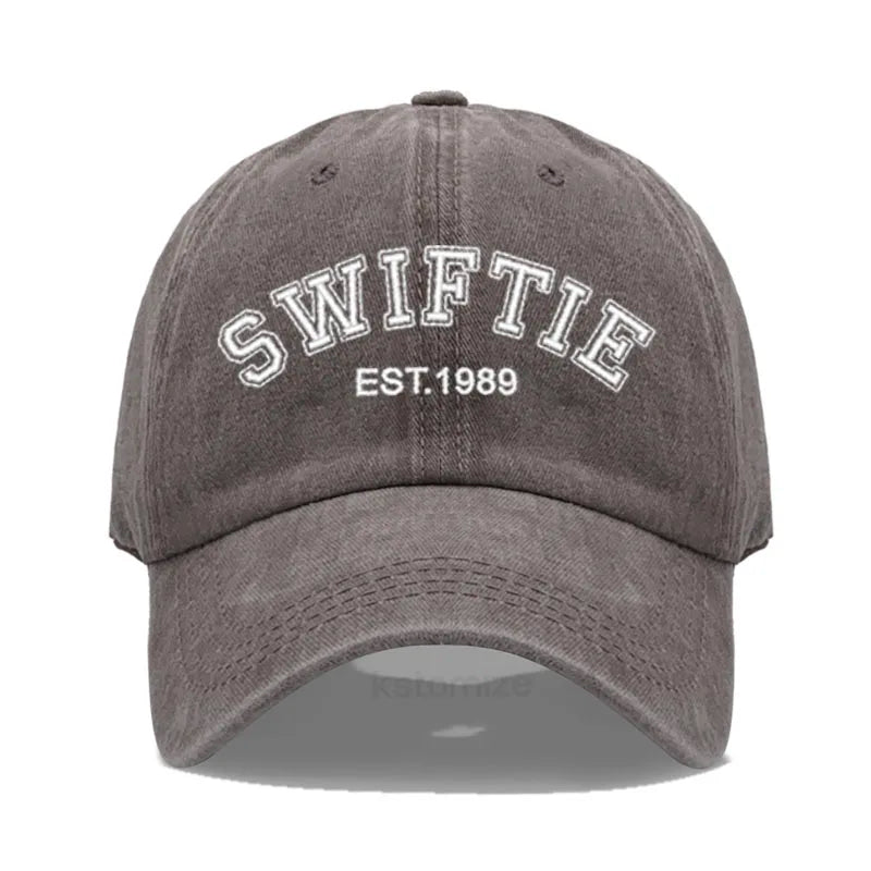 SWIFTIE 1989 Embroidery Baseball Cap for Men Women Unisex Washed Cotton Dad Hat Sun Hat Gift Fans Outdoor Sports Dropshipping