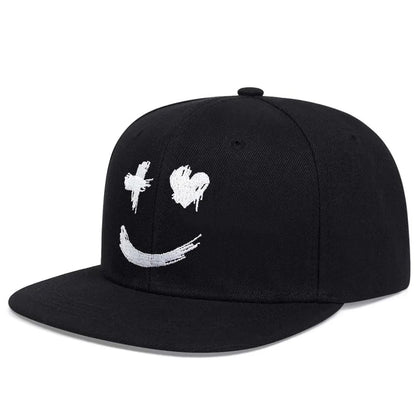 Unisex Personalized Embroidered Hip Hop Baseball Cap – Adjustable Cotton Snapback Outdoor Sun Hat