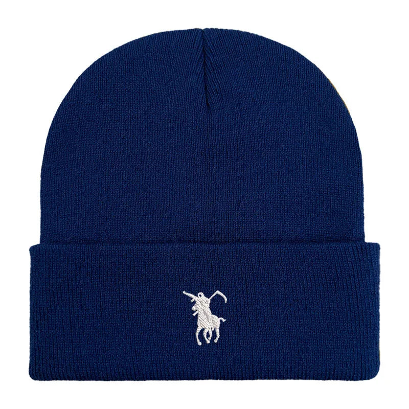 Fashion Embroidery Grim Reaper Japan Beanie Knitted caps Winter thick hats Men Women Unisex Girls boy knit Cap Warmer Bonnet hat