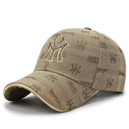 Unisex Korean Embroidered Letter Baseball Cap Casual Outdoor Travel Sun Hat