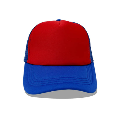 1 Piece Summer Trucker Hat Men Women Net Polyester Baseball Cap Blank Mesh Dad Hats Adjustable Sun Hat Visor