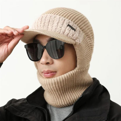 Hot Sale Men Balaclava Hat Full Cover Style Winter Hat Outdoor Windproof Knitted Hat Winter Keep Warm Beanie Cap
