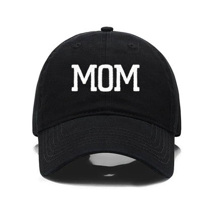 DAD MOM Embroidery Baseball Cap Fashion Women Men Hat Sport Visors Snapback Cap Sun Hat Breathable Outdoor Caps