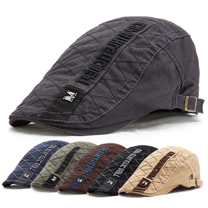 Hot Sale Summer Outdoor Flat Hat Sports Cotton Beret Caps Solid Color Casual Peaked Caps Unisex M Label Stylish Casual Sun Hats