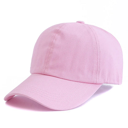 New Fashionable Women's Solid Ponytail Cap Adjustable Outdoor Female Summer Hat Streetwear Dopamine Color Cap