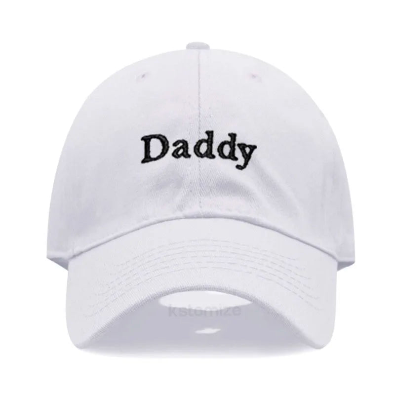 Daddy & Mommy Embroidery Baseball Cap for Men & Women Unisex Soft Washed Cotton Baseball Hats For Father's Mother's Day Gifts