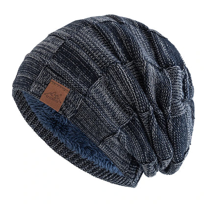 Hot Sale Women Winter Hats Fashion Slouchy Warm Beanie Female UP POSITIVE Brand Multicolor Mixing Color Design Streetwear Cap