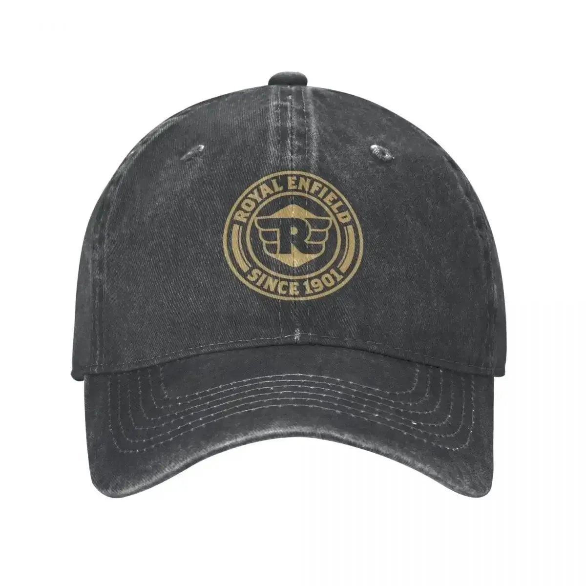 Royal Enfields Since 1901 Unisex Baseball Cap Motorcycle Distressed Washed Caps Hat Vintage Outdoor Workouts Sun Cap