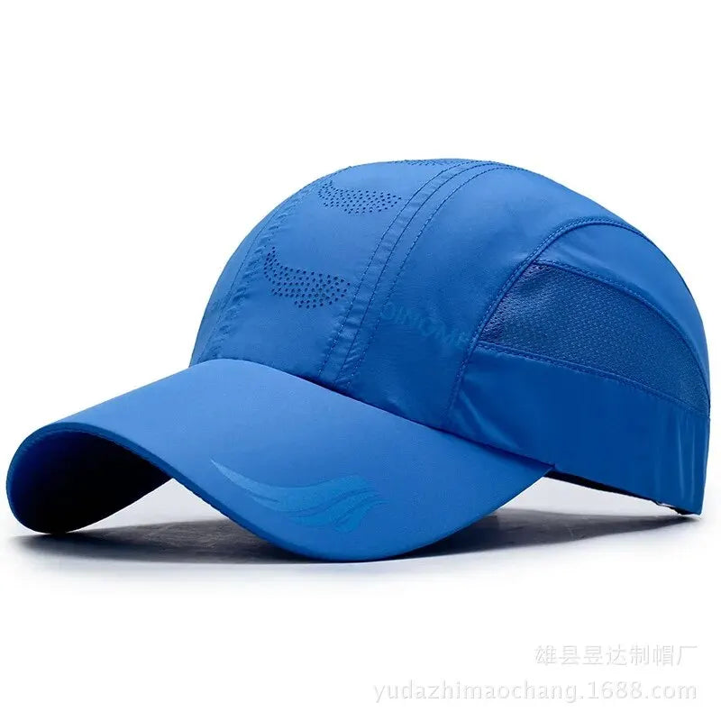 Men’s Quick-Dry Mesh Baseball Cap – Breathable Outdoor Sports Sun Hat