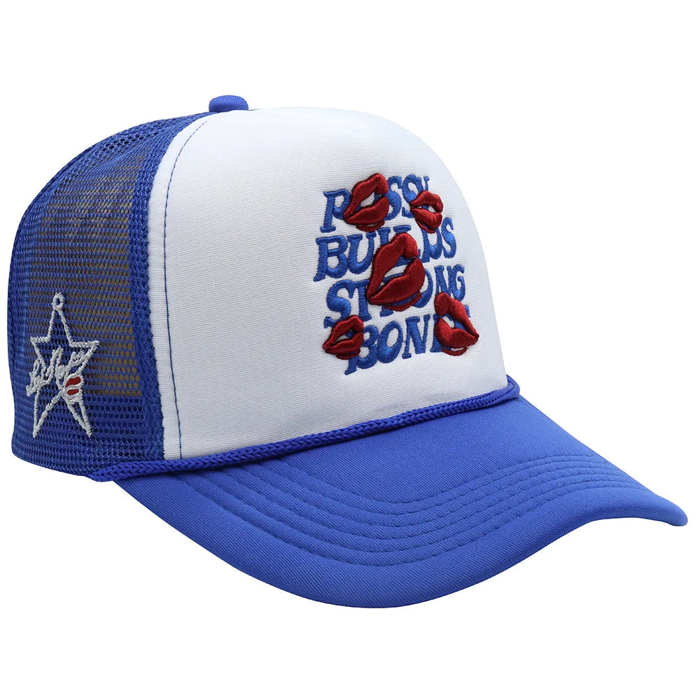 Unisex American Style Lip Embroidered Baseball Cap – Adjustable Breathable Streetwear Sun Hat