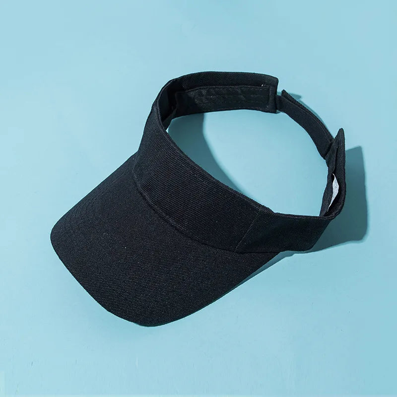 Baseball Cap Summer Hats For Girls Boys Children Casual Empty Top Sun Visor Tennis Cap Solid Sunscreen Outdoor Group Activity