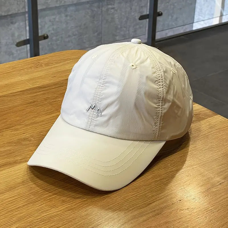 Summer Quick Drying Lightweight Baseball Hat, Thin Breathable Sunshade Sunscreen Duckbill Hat, Suitable For Fishing And Other Ou
