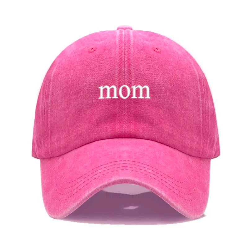 New dad mom Embroidery Soft Cotton Baseball Cap Fashion Women Men Hat Sport Visors Snapback Cap Sun Hat Breathable Outdoor Caps