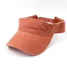 New Summer Visors Denim Baseball Cap Women Outdoor Empty Top Sport Sun Hat for Golf Hiking Tennis Running Male Sunscreen Cap