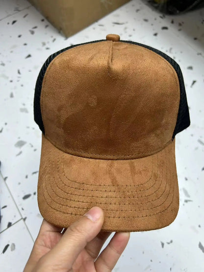 Unisex 5 Panel Suede Mesh Baseballl Cap Four Season Men Women Blank Snapback Caps Dad Hats Outdoor Sport Sun Gorras