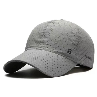Unisex Quick-Dry Running Baseball Cap – Lightweight Breathable Strapback Golf Sun Hat
