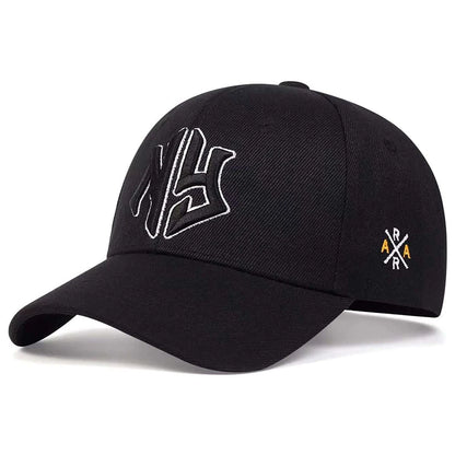 Unisex Ng Letter Side Ar Embroidery Baseball Caps Spring and Autumn Outdoor Adjustable Casual Hats Sunscreen Hat