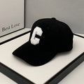 Fashion Corduroy Baseball Cap Ladies Letter C Snapback Hat Women Shopping Dress Up Adjustable Casual Caps Hip Hop Hats
