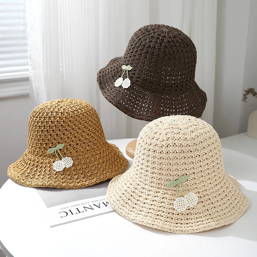 Women's Summer Sun Hat Wide Brim Breathable Beach Bucket Hat For Sun Protection Travel & Outdoor Activities Sunhat New