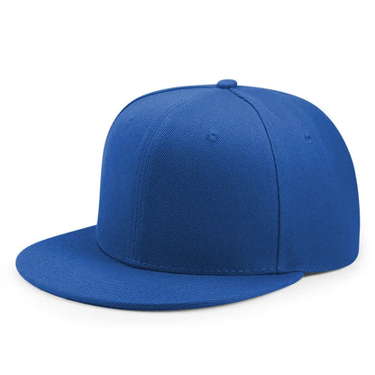 Baseball Caps For Men Women Unisex Hip Hop Solid Color Flat Brim Snapback Hats For Women Spring Summer Sun Hat Street Dance Kpop