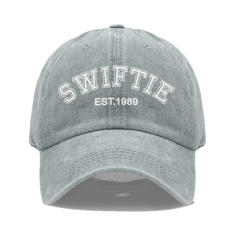 SWIFTIE 1989 Embroidery Baseball Cap for Men Women Unisex Washed Cotton Dad Hat Sun Hat Gift Fans Outdoor Sports Dropshipping