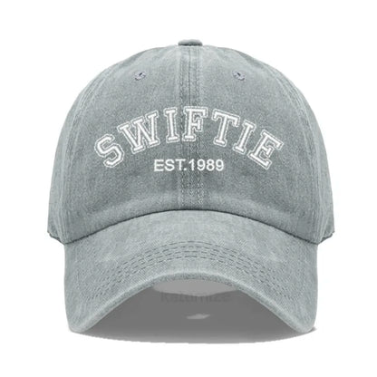 SWIFTIE 1989 Embroidery Baseball Cap for Men Women Unisex Washed Cotton Dad Hat Sun Hat Gift Fans Outdoor Sports Dropshipping