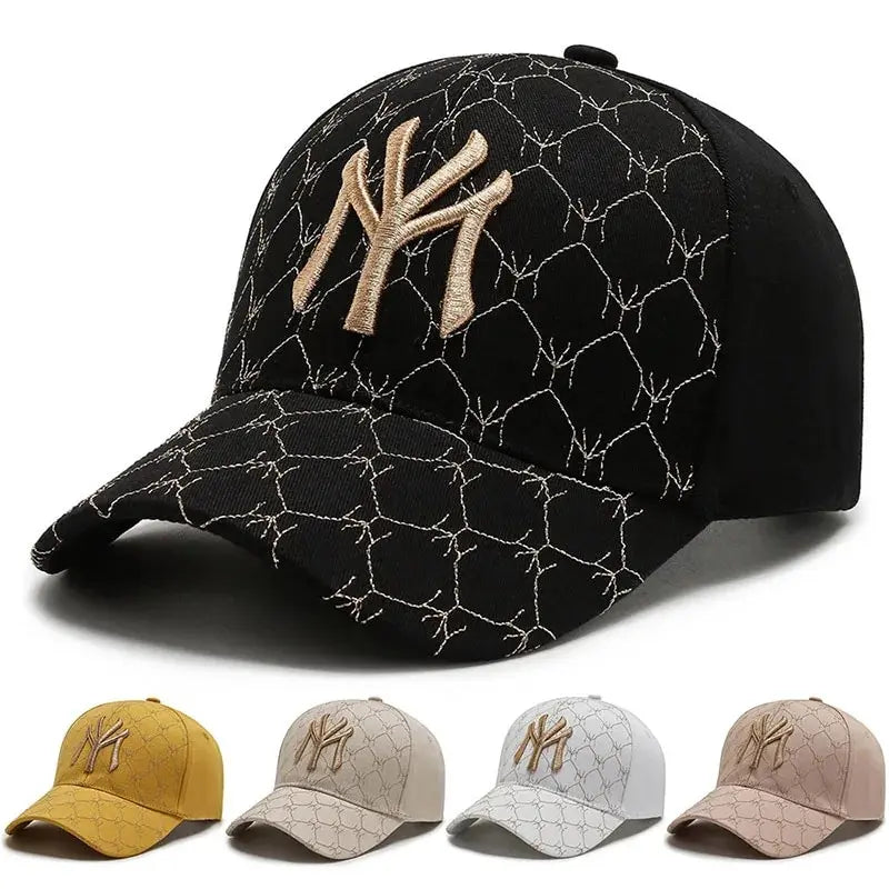 Women’s Structured Baseball Cap – Fashion Korean Style Trendy Casual Hat
