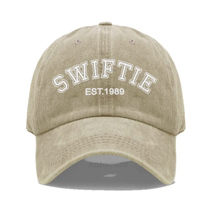 SWIFTIE 1989 Embroidery Baseball Cap for Men Women Unisex Washed Cotton Dad Hat Sun Hat Gift Fans Outdoor Sports Dropshipping