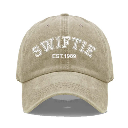 SWIFTIE 1989 Embroidery Baseball Cap for Men Women Unisex Washed Cotton Dad Hat Sun Hat Gift Fans Outdoor Sports Dropshipping