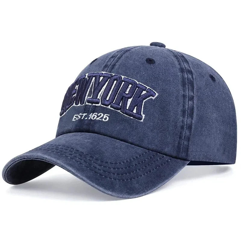 1/6PCS/Set Embroidered Baseball Cap For Women Men New Spring Summer Sunhat Retro Washable Sport Snapback Cap Hip Hop Fishing Hat