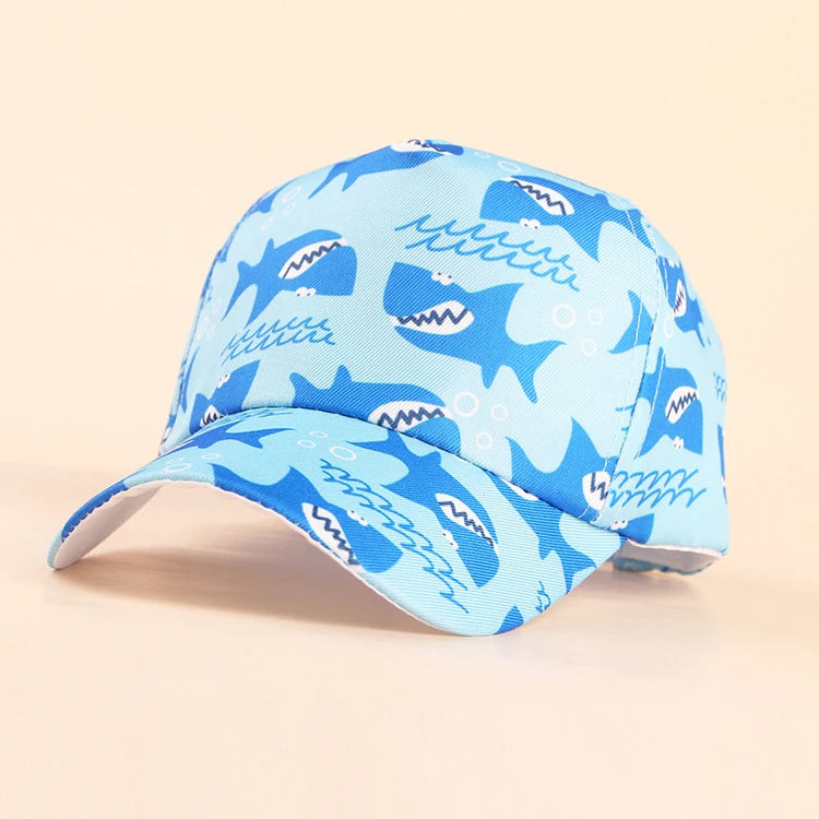 Fashion Cotton Cartoon Boy Girl Baseball Caps Children Printed Snapback Hat Kids Popular Hip Hop Hat Cap DropShipping