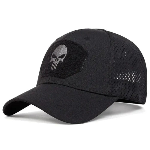 Camouflage Military Cap Breathable Mesh Outdoor Sports Sun Protection Peaked Hat