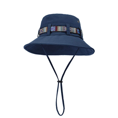 Quick-Dry Breathable Sun Hats with UPF Protection - Adjustable Drawstring Bucket Hat for Outdoor Adventures - Ideal for Hiking,