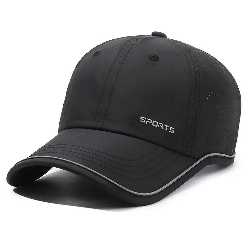 LuminousBreathable Quick-Dry Baseball Cap for Sun Protection during Outdoor Activities